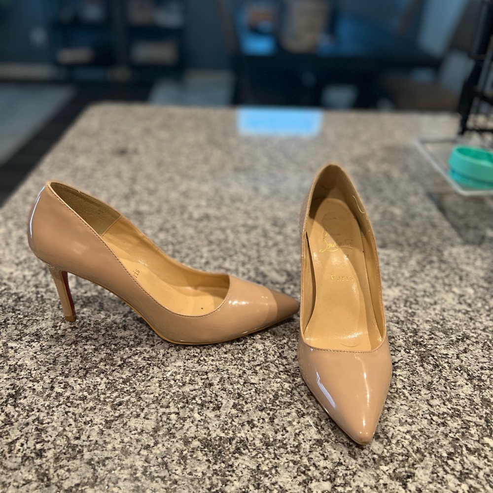 Designer nude heels